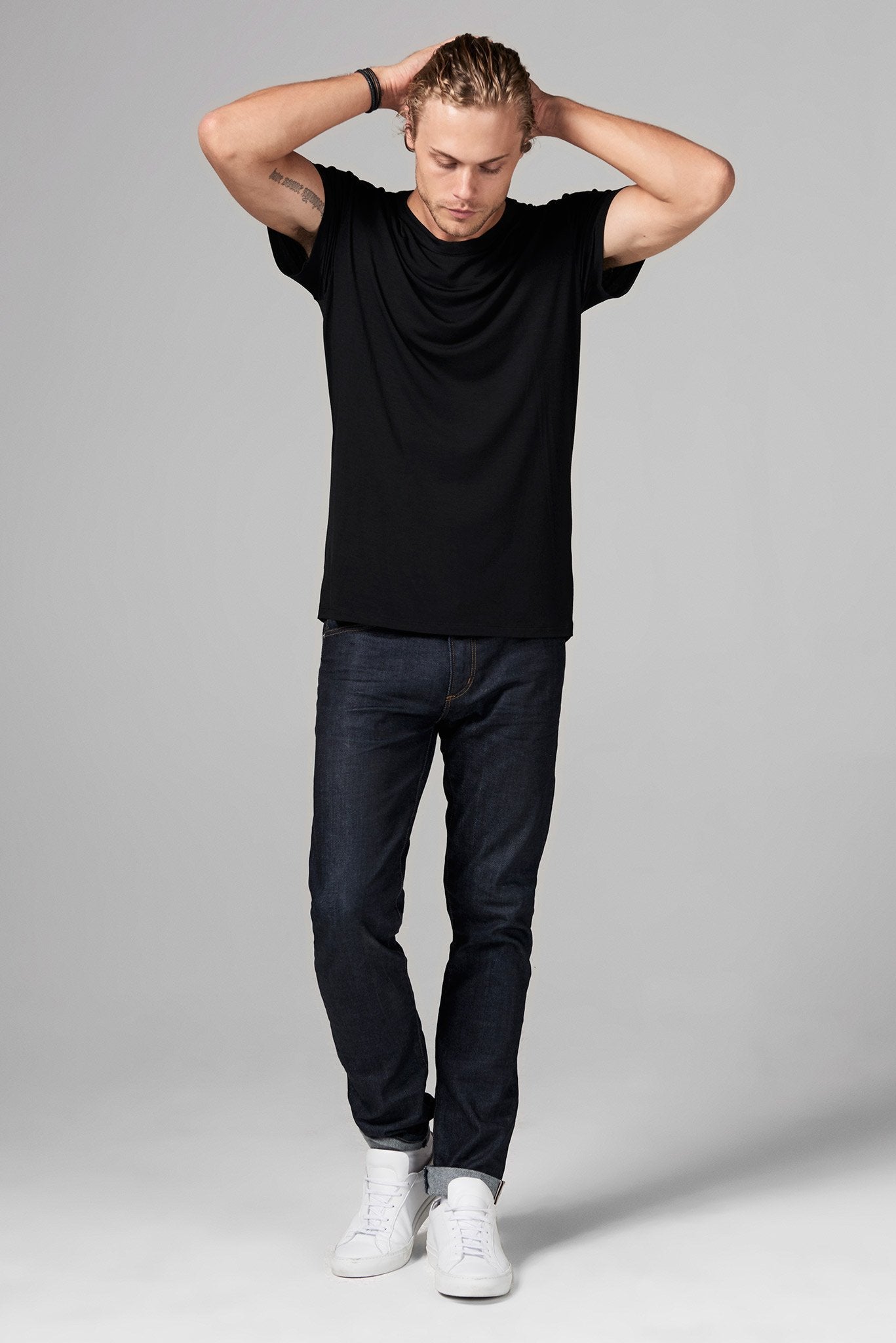 Men's Modal Relaxed Crew Neck Tee