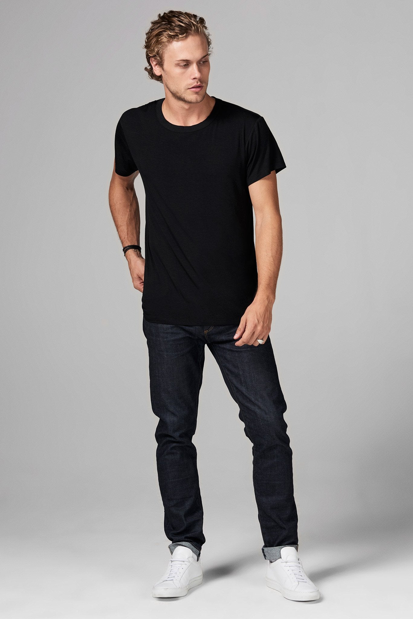 Men's Modal Relaxed Crew Neck Tee