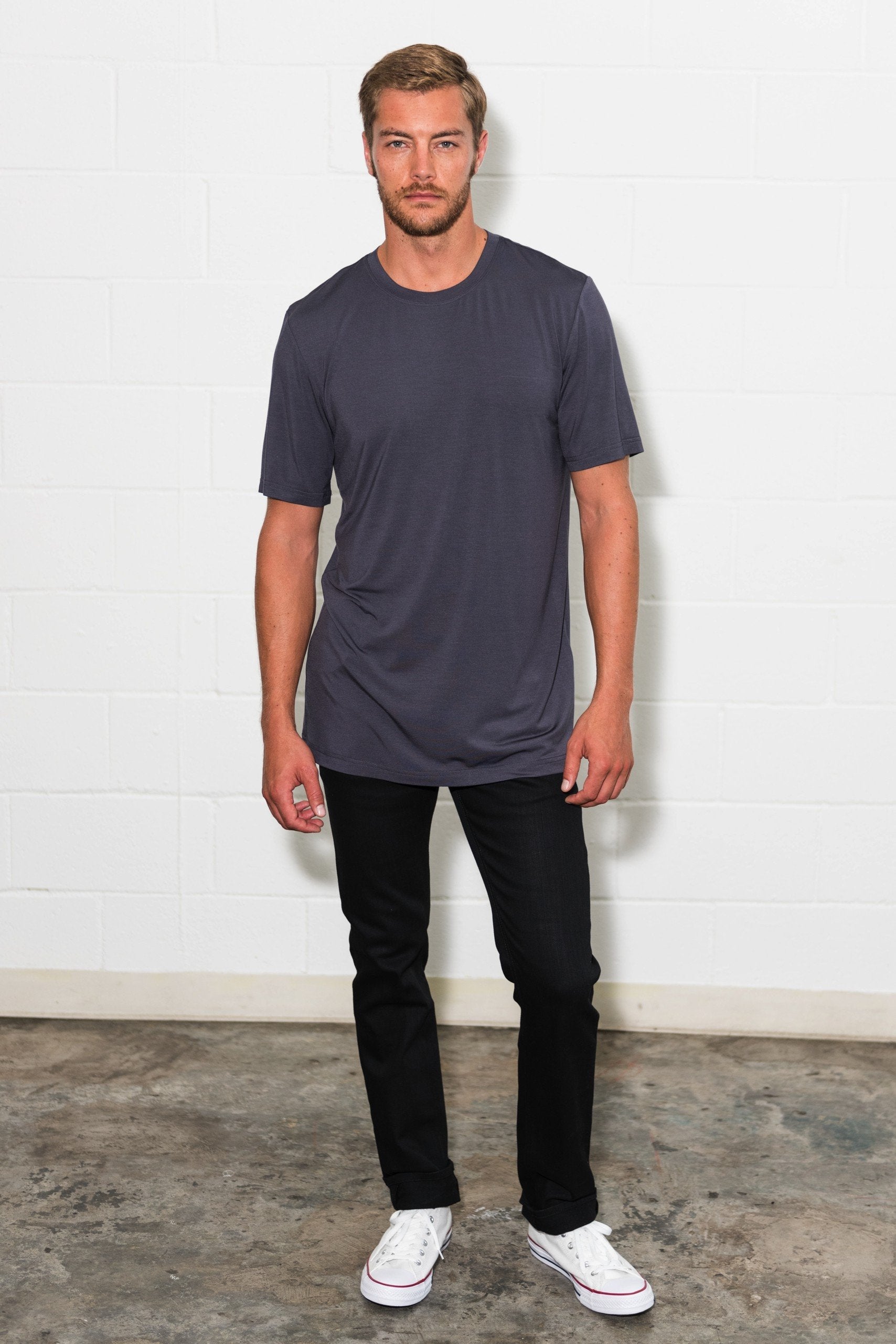 Men's Modal Oversized Crew Tee