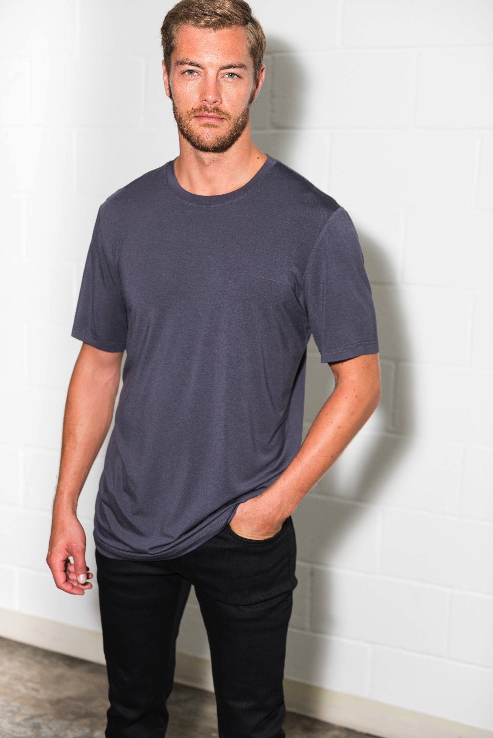 Men's Modal Oversized Crew Tee