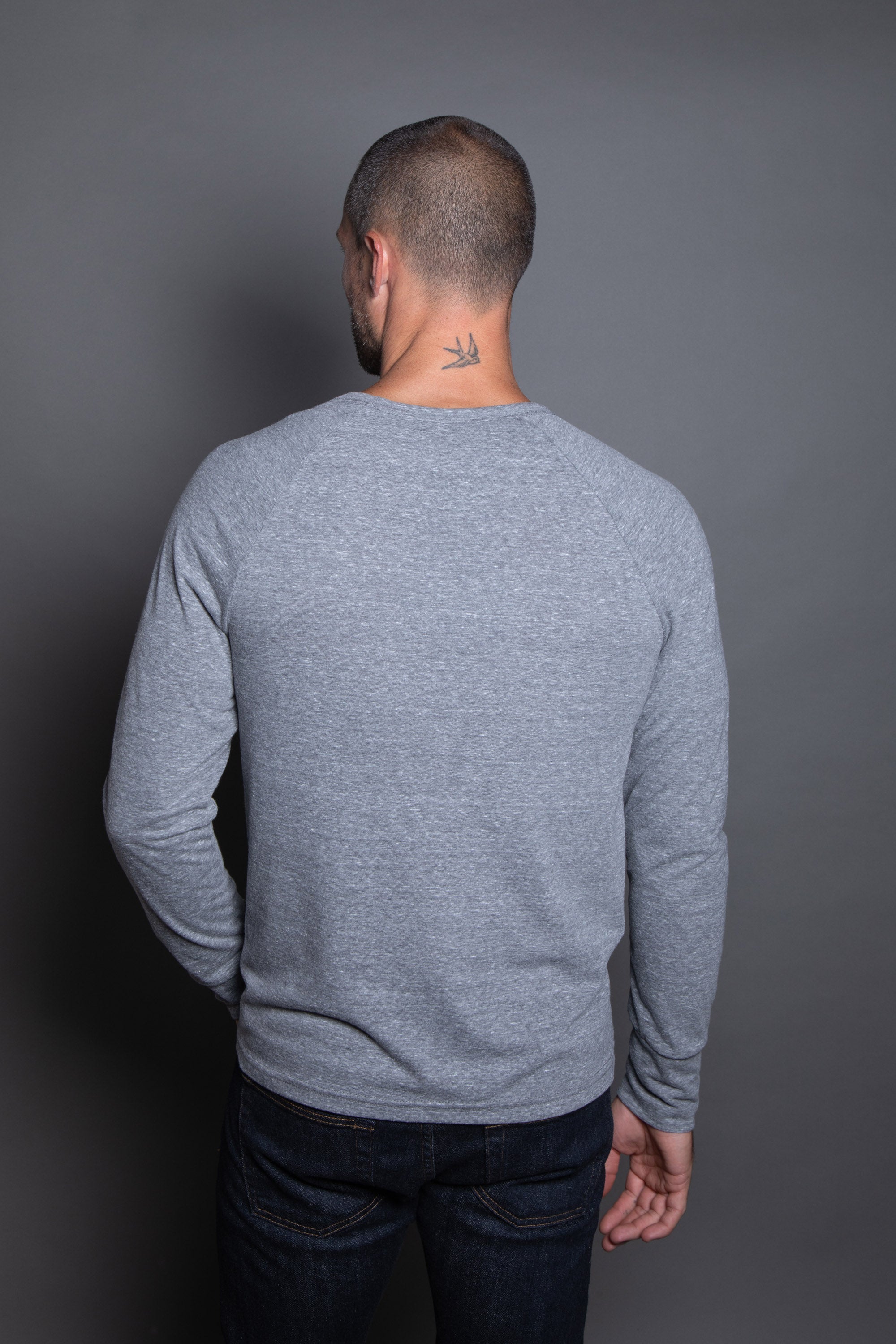 Men's Cameron Tri-Blend Long Sleeve Tee