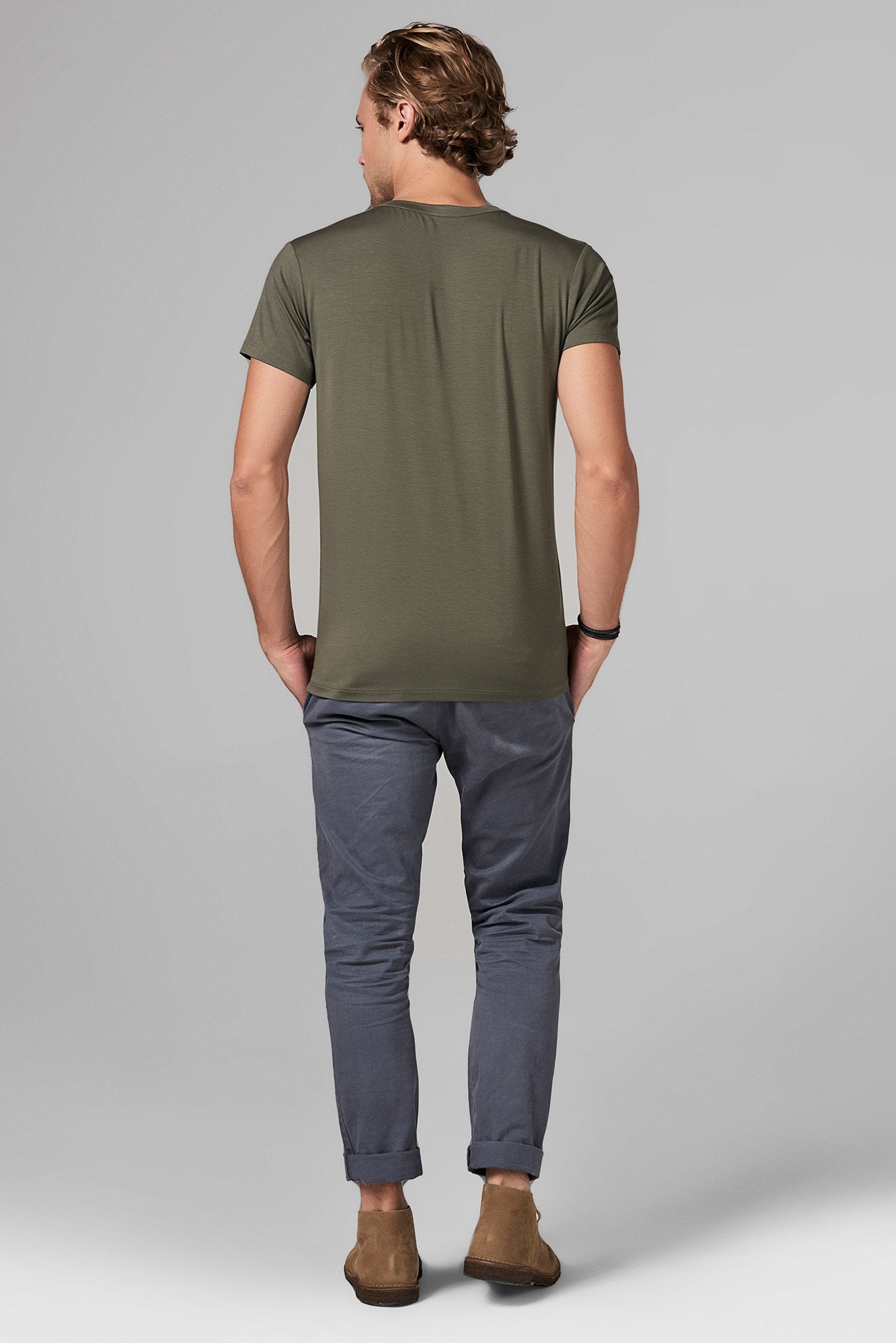Men's Modal Relaxed Crew Neck Tee