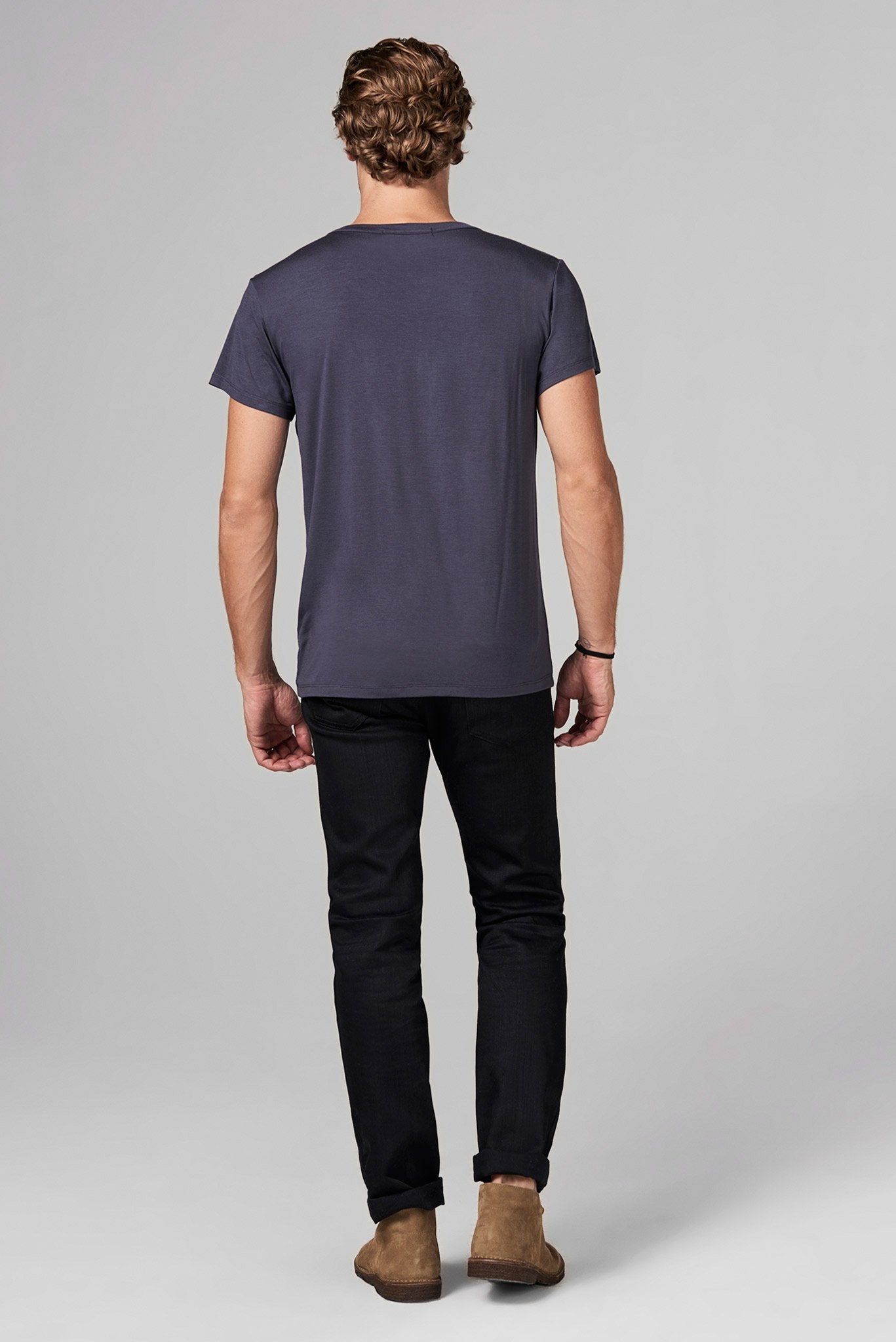 Men's Modal Relaxed Crew Neck Tee